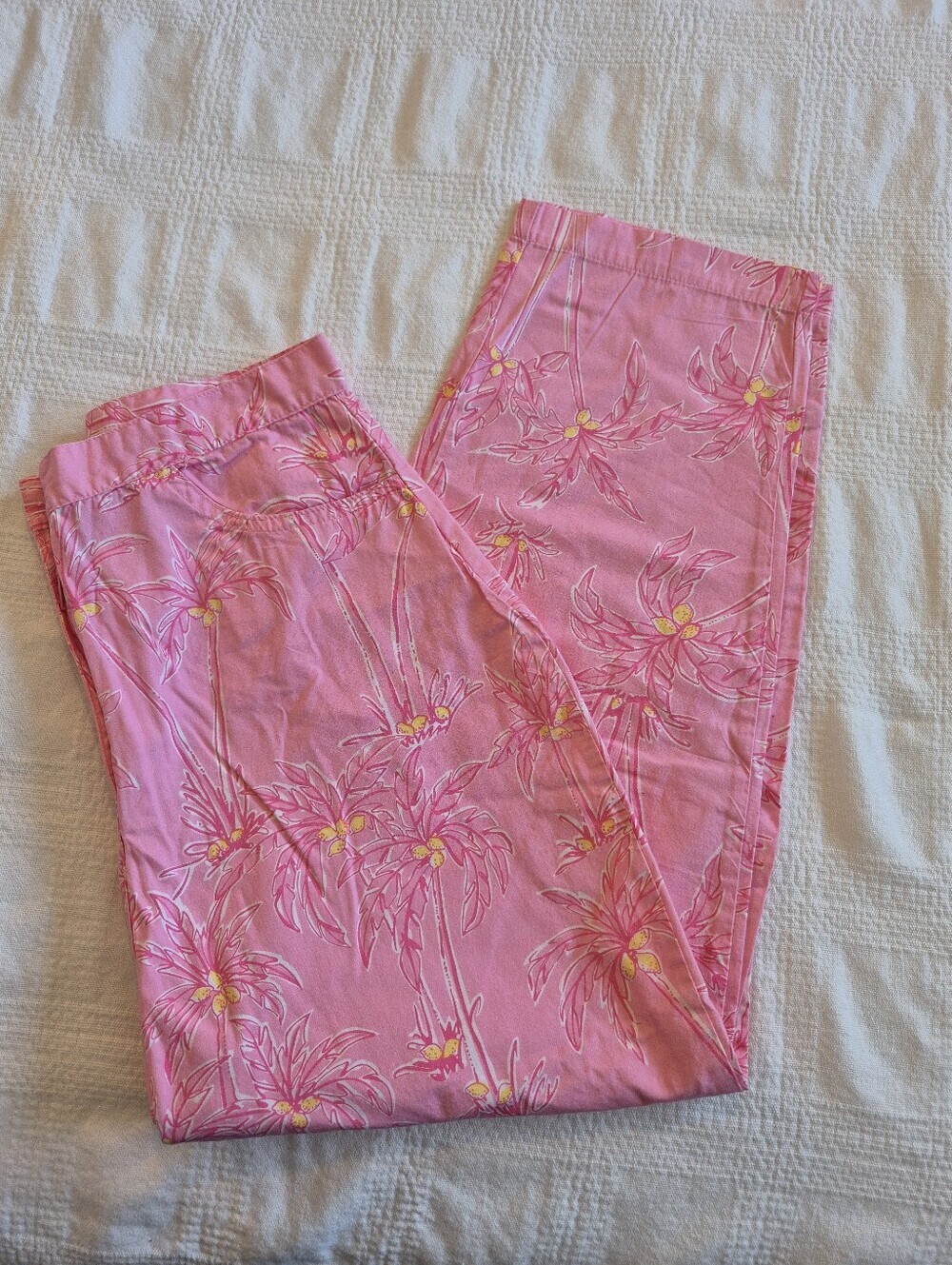 Lilly Pulitzer girls size 14 cropped fitted pants, VGUC Vintage
